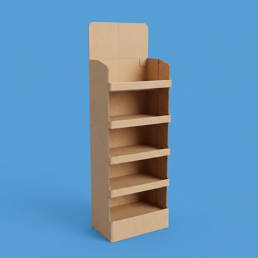 Meuble carton auto contenant fronton peigne