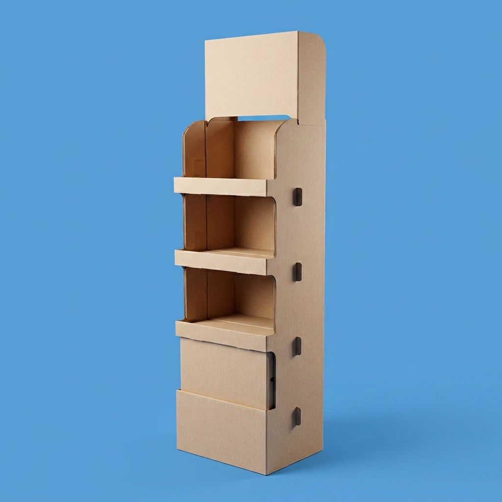 Meuble carton auto contenant renforcé