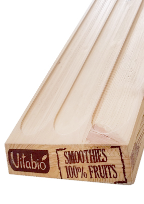 Plateau merch en 3 plis pour VITABIO