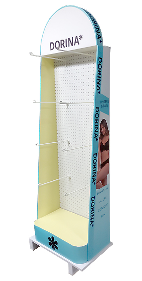 PLV de sol à broches avec fond isorel pour DORINA