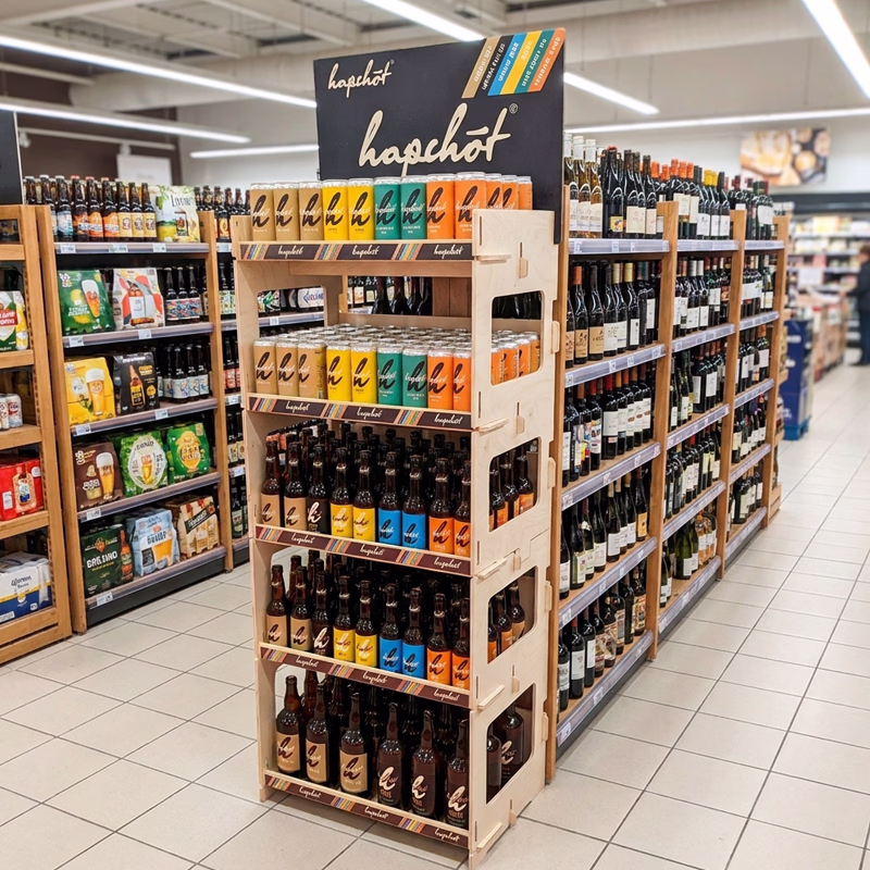 Meuble bois boisson. Montage mécanique