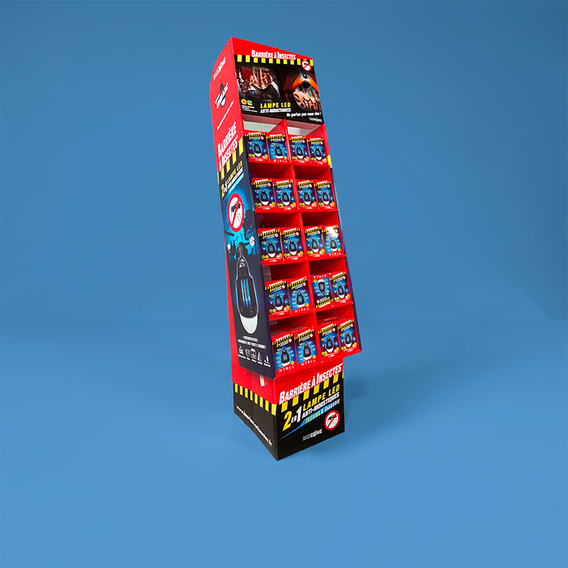 Présentoir de sol carton type canadien sur mesure
