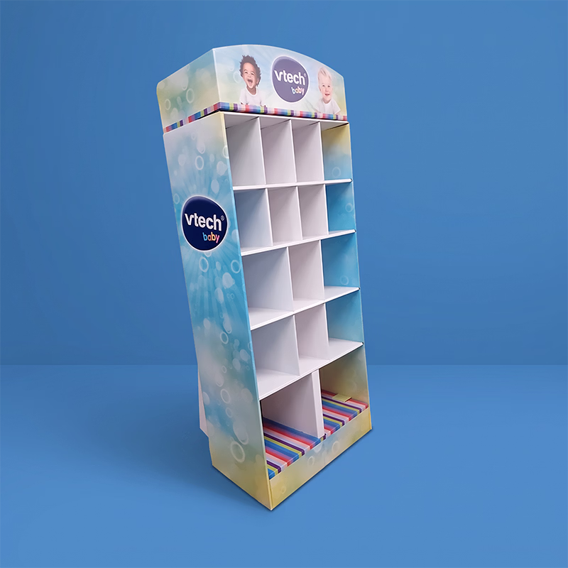 Présentoir de sol carton type canadien sur mesure