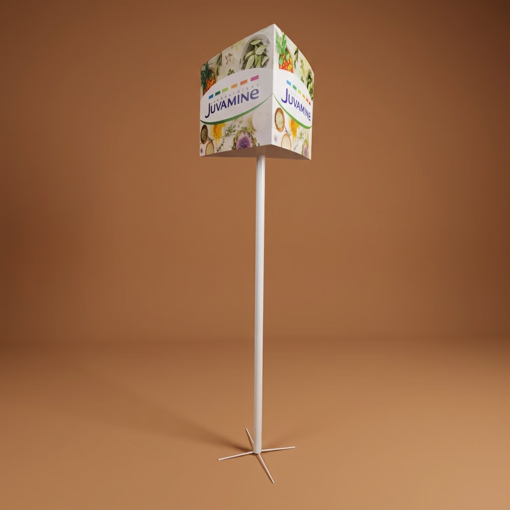 Carrousel carton triangulaire