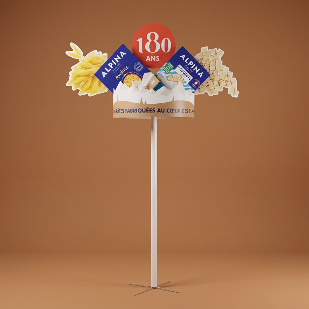 Carrousel carton rond théâtralisé