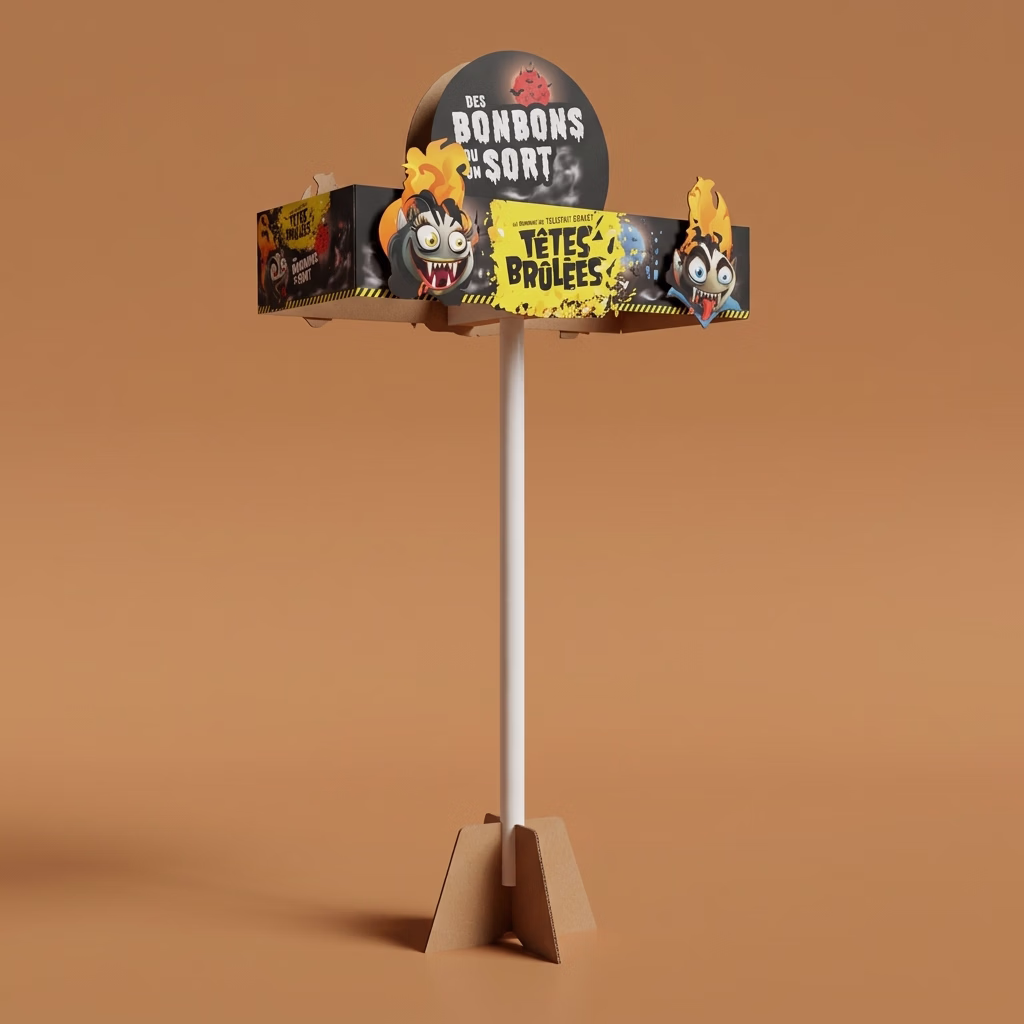 Carrousel carton rectangulaire