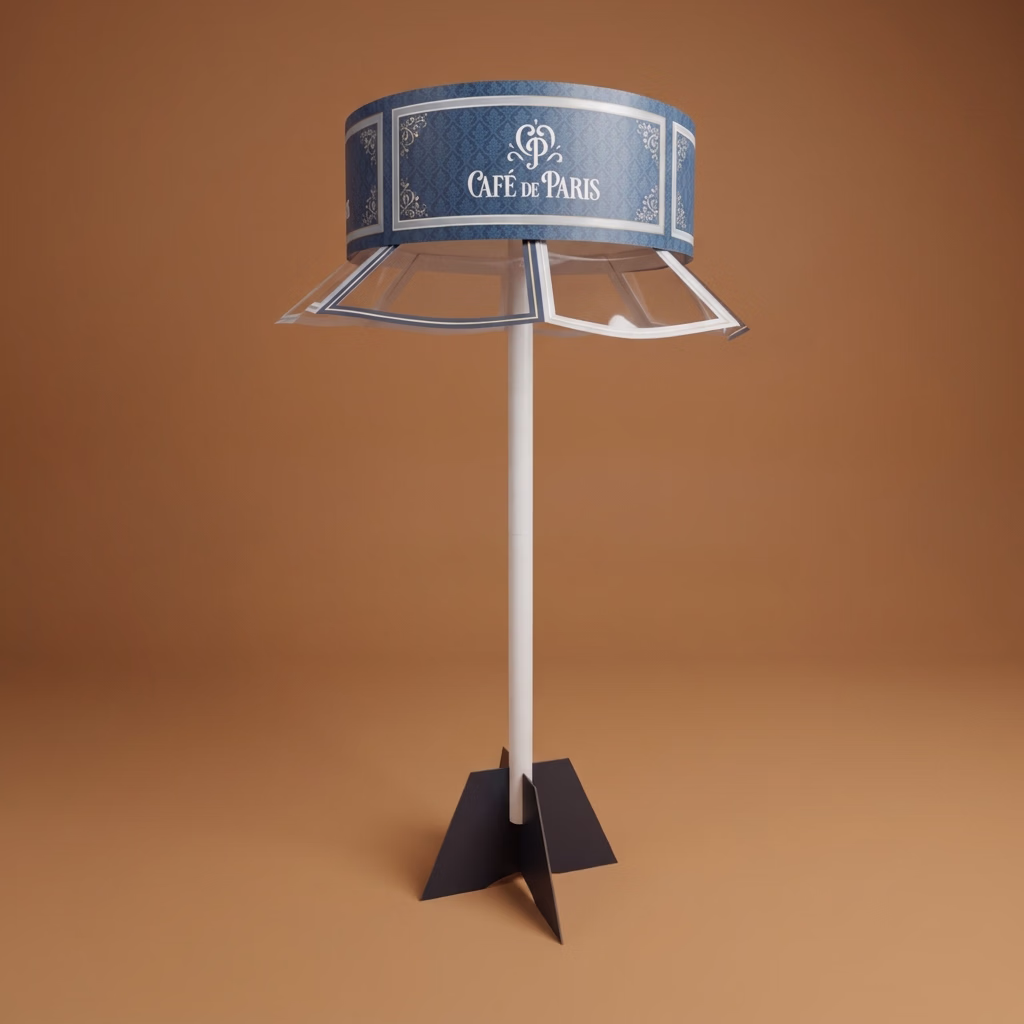Carrousel carton rond théâtralisé
