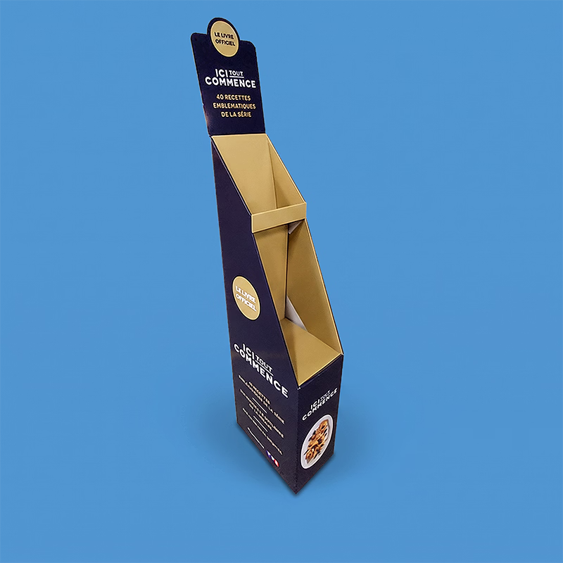 Colonne de sol en carton stockeuse