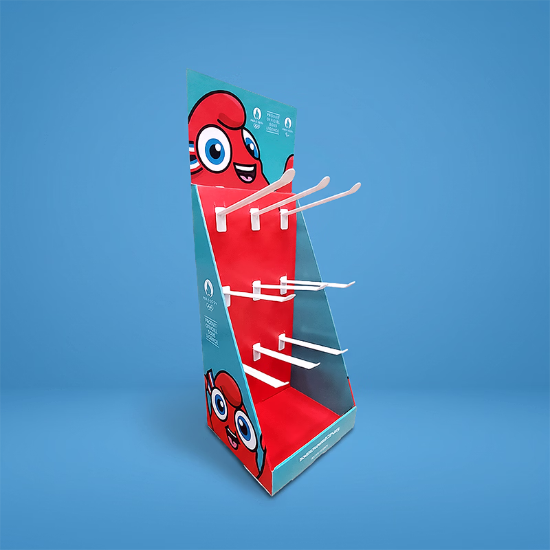 Présentoir comptoir carton sabot broches