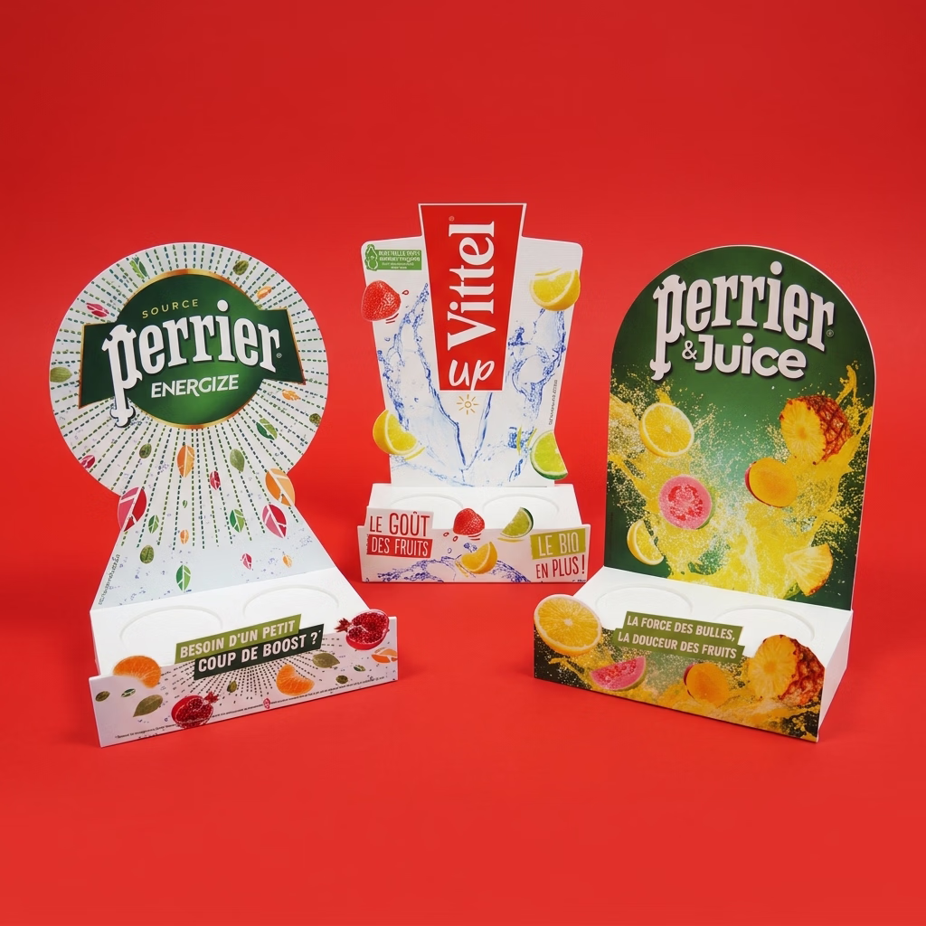 Glorifier PVC pour PERRIER