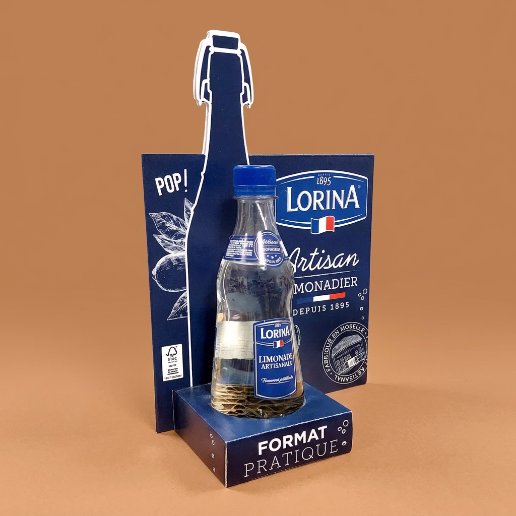 Glorifier de comptoir carton pour LORINA