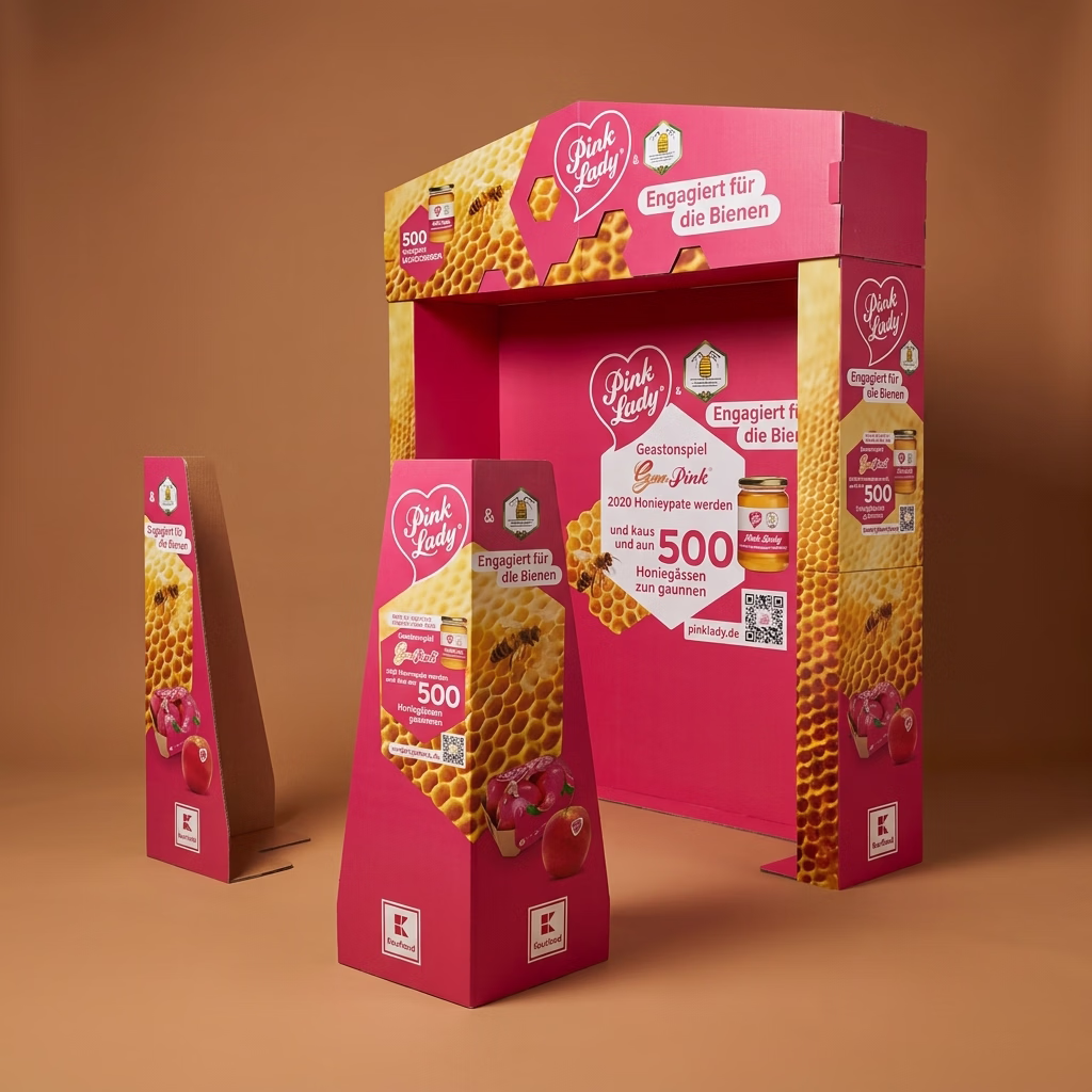 Habillage palette carton
