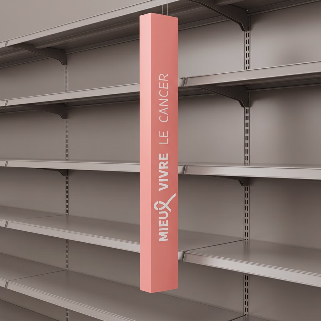 Kakemono de linéaire en volume