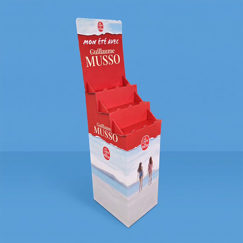 Présentoir de sol carton escalier