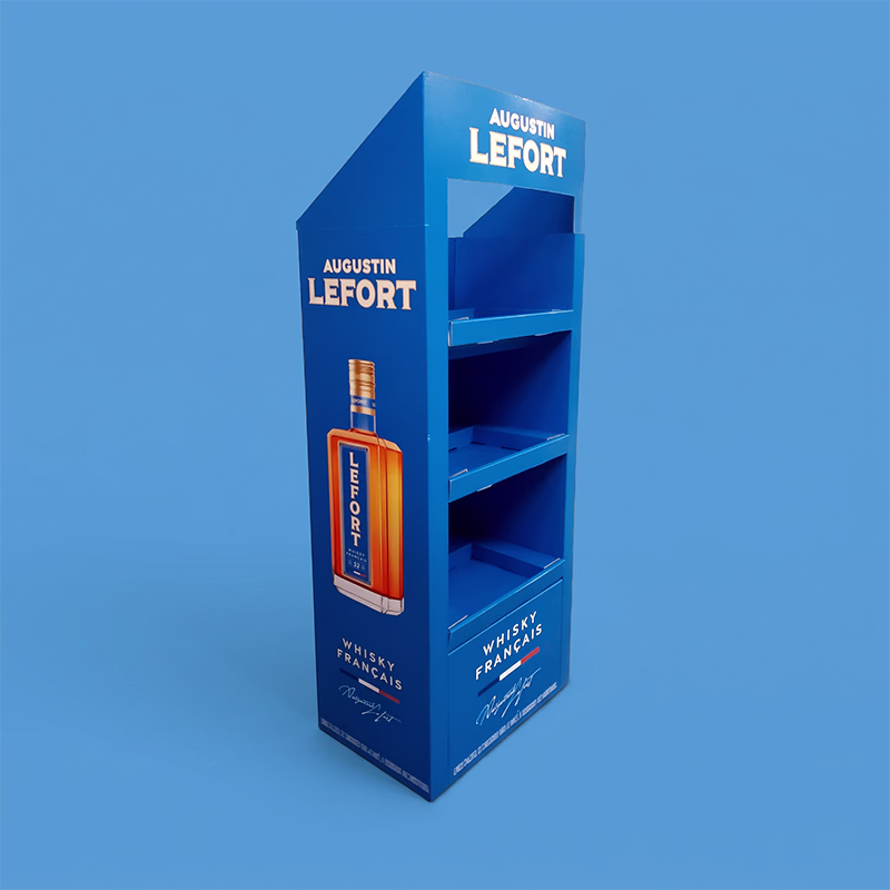 Meuble de sol carton tryptique sur mesure