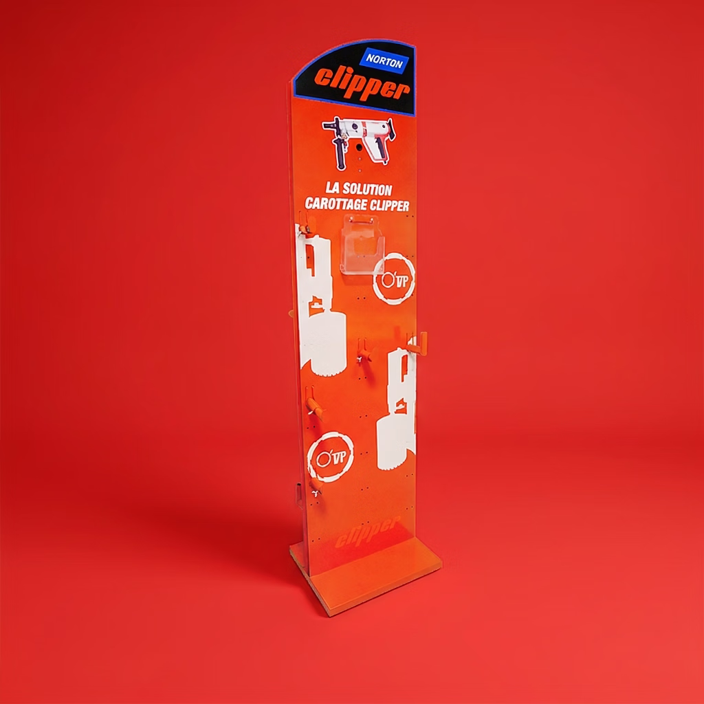 Glorifier de sol métal type totem