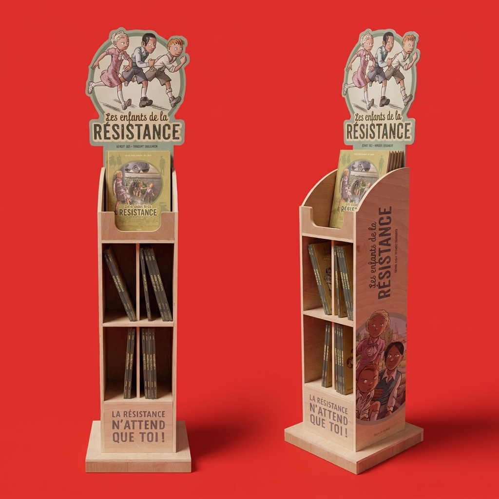 Colonne bois livrée montée