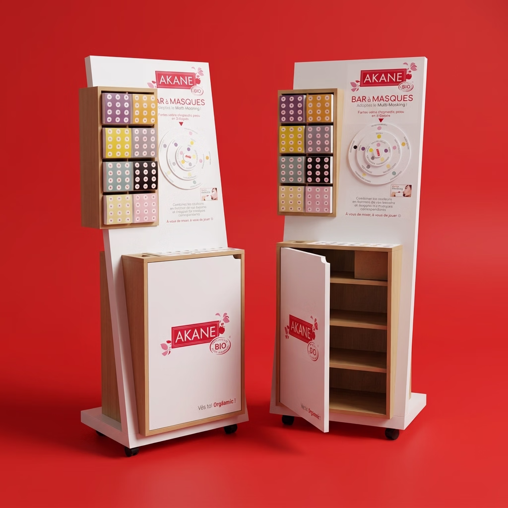 Meuble bois testeur et stockeur livré monté