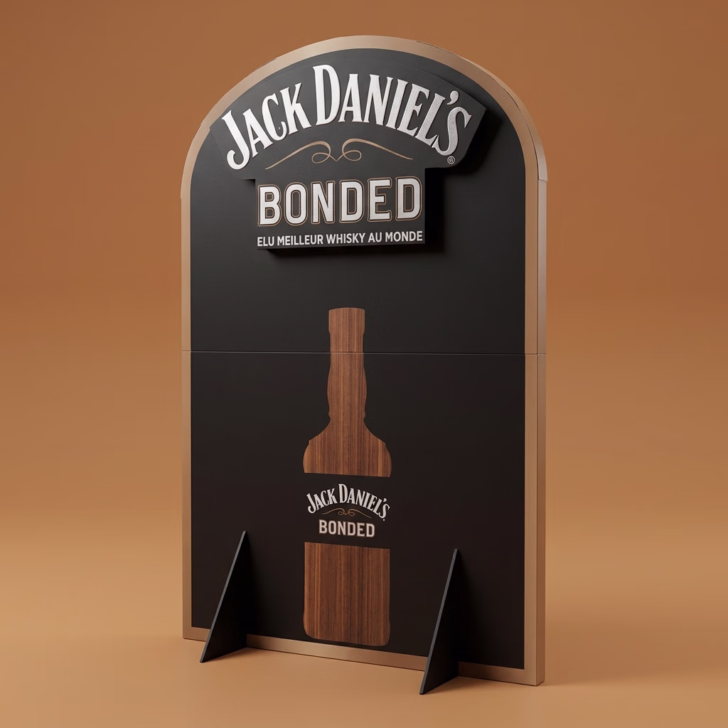 Mur en carton Jack Daniel's