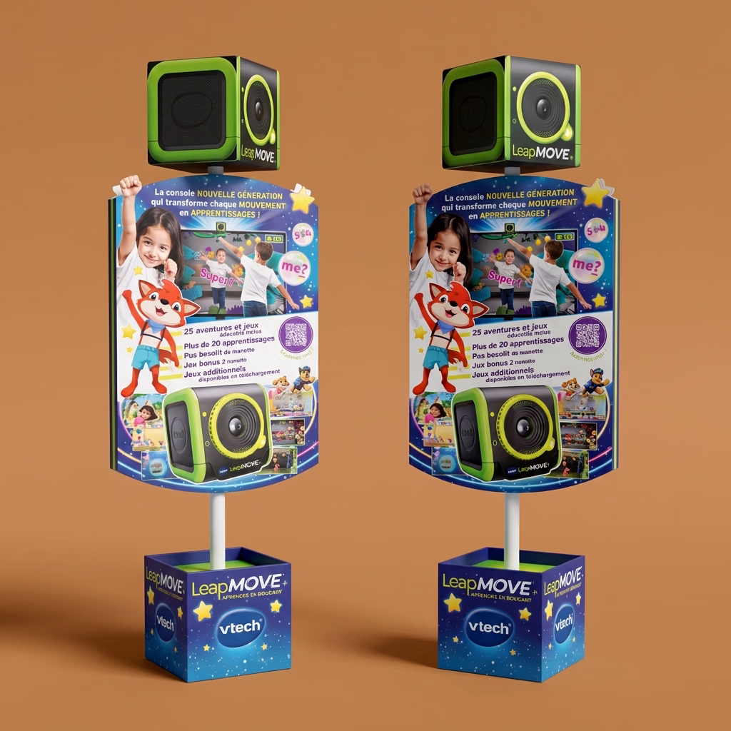 Totem carton sur-mesure