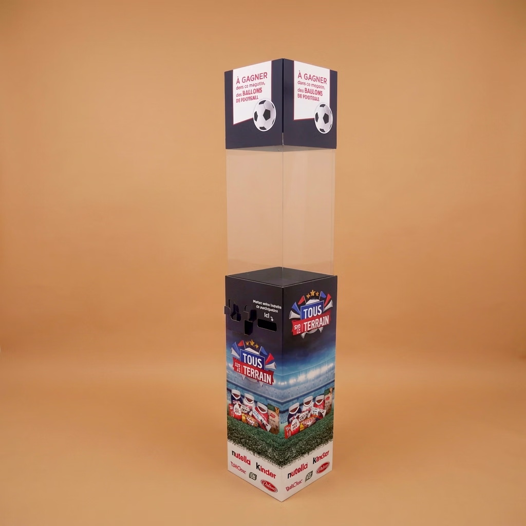 Totem carton carré niche
