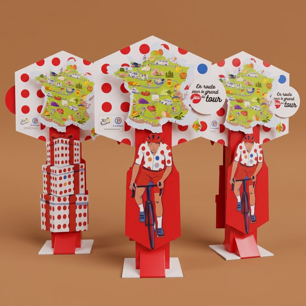 Totem carton sur-mesure